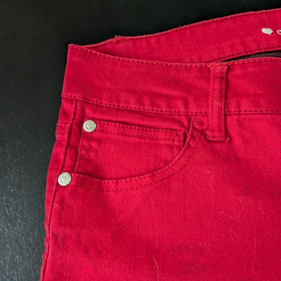 Vintage 2000's, Celebrity Pink, skinny, red jeans. - Picture 2 of 8